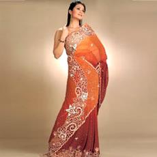 Sequin Embroidered Designer Saree