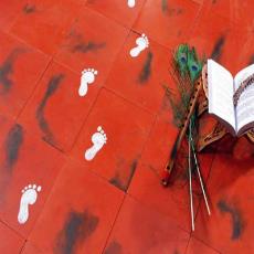 Grey/ Black/ Brown Coloured Floor Tile