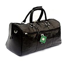 Hide Leather Travel Bag With Adjustable Strap