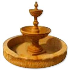 Sandstone Carved Traditional Fountain