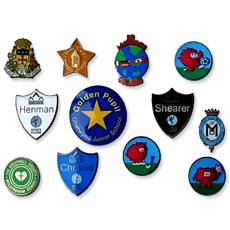 Colourful Printed Plastic Badges