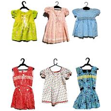 Colourful Cotton Frock For Kids