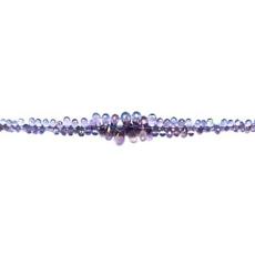 Side Drilled Amethyst Drops Faceted Bracelet