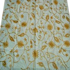 Floral Embroidered Table Cover