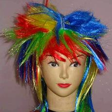 Vibrant Colour Combined Funny Wig