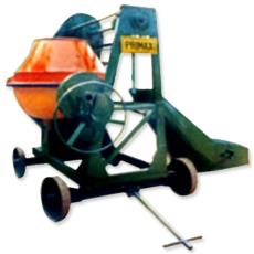 Concrete Mixer With Hydraulic Feeding Hopper