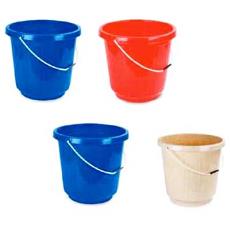 Round Edged Bucket With Handle