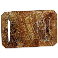 Smooth Finished Rutile Quartz Stone