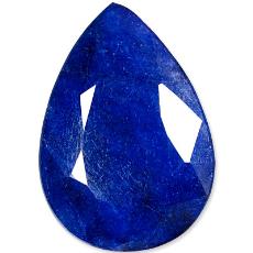 Pear Shaped Blue Sapphire Gemstone