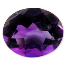 Semi Precious Faceted Amethyst Stone