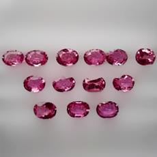 Oval Shaped Pink Sapphire Gemstone