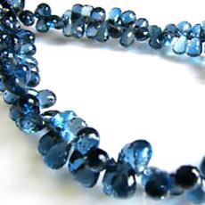 Blue Topaz Gemstone Drops