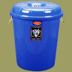 Storage Buckets With Lid