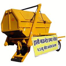 Dumper Placer With Lifting And Lowering Arms