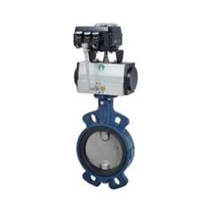 Automated Butterfly Valve With Pneumatic Actuator & Positioner