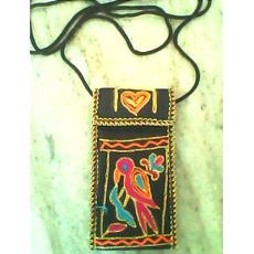 Hand-Worked Cotton Mobile Cover