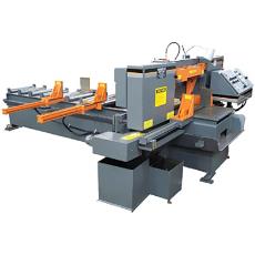 Horizontal Band Saw With Computer Controlled Feed