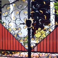 Designer Handcrafted Gate Cladding