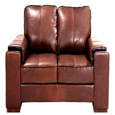 Designer Two-Seating Leather Sofa