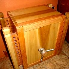 Smooth Finished Wooden Safe