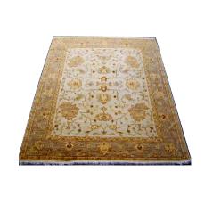 Hand Knotted Oushak Carpet