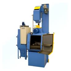 Tumblast Machine With Rubber Belt