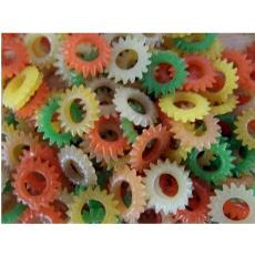 Colourful Gear Ring Type Fried Snacks