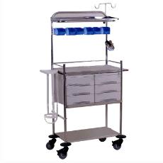 Heavy Duty Crash Cart With Six Drawers