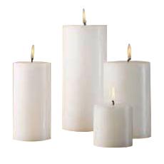 Pillar Shaped Decorative Candles