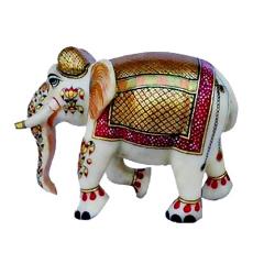 Marble Made Elephant Statues