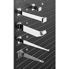 Hanging Bar On Slat Wall Board