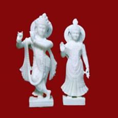 Marble Radha Krishna Statue