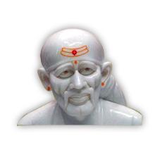 Sai Baba Marble Face Statue