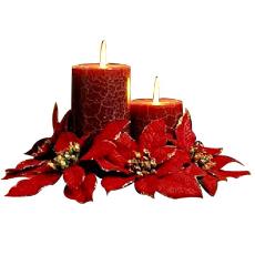 Decorative Colourful Christmas Candles