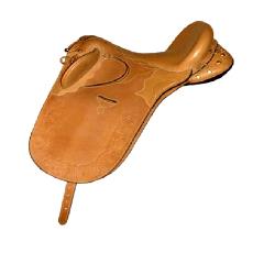 Pure Leather Stock Saddle