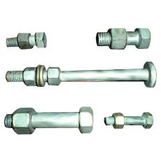 Threaded Metal Nuts And Bolts