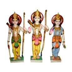 Marble Made Ram Laxman Sita Statue