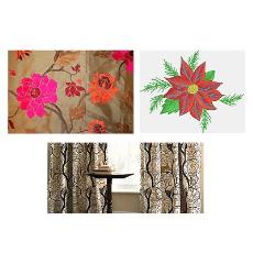 Embroidered Curtains For Home Furnishing