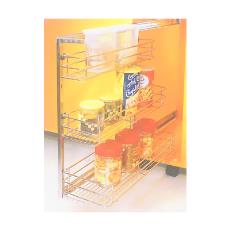 Stainless Steel Single Pull Out Trolley