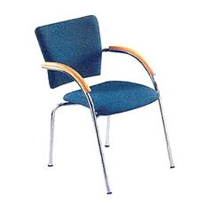 Light Weight Blue Coloured Visitor Chair