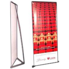 V Shaped Banner Stands