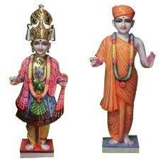 Marble Made Lord Swaminarayan Statue