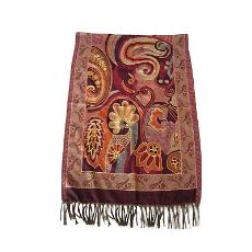 Multicolour Printed Woollen Scarves