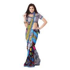 Multicolour Combined Designer Saree