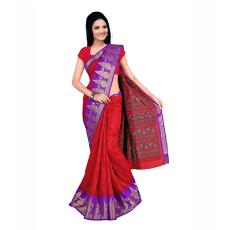 Silk Saree With Jari Border