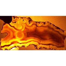 Yellow Colour Agate Stone