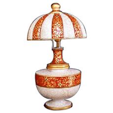 Intricately Designed Marble Lamps