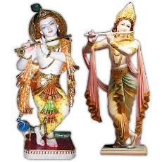 Marble Made Krishna Statues