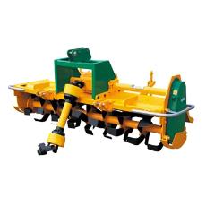 Rotary Tiller With Spring Loaded Adjustable Trailing Board