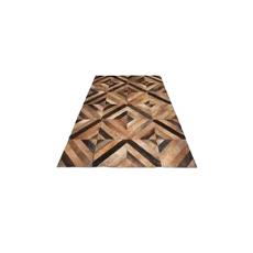 Designer Leather Patchwork Carpet